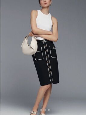 Anthropologie Maeve High Waisted Pencil Skirt